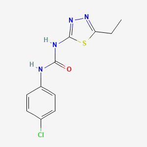 1-(4-Chlorophenyl)-3-(5-ethyl-1,3,4-thiadiazol-2-yl)urea - 53532-44-8