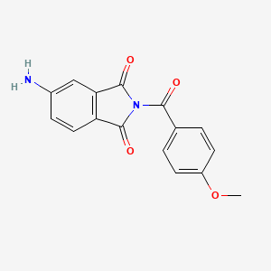 5-Amino-2-(4-methoxybenzoyl)isoindole-1,3-dione - 
