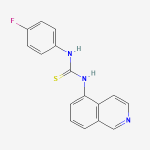 1-(4-Fluorophenyl)-3-(isoquinolin-5-yl)thiourea - 