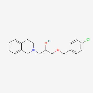 1-((4-Chlorobenzyl)oxy)-3-(3,4-dihydroisoquinolin-2(1H)-yl)propan-2-ol - 