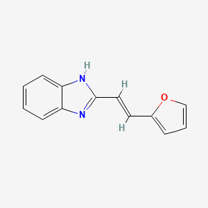 2-[(E)-2-(furan-2-yl)ethenyl]-1H-benzimidazole - 