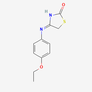 4-(4-Ethoxyphenyl)imino-1,3-thiazolidin-2-one - 