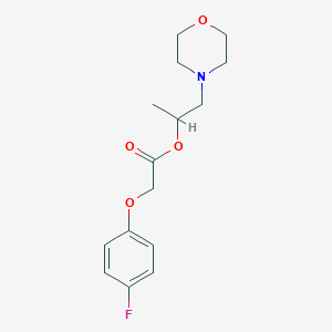 1-(Morpholin-4-yl)propan-2-yl (4-fluorophenoxy)acetate - 