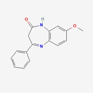 8-Methoxy-4-phenyl-2,3-dihydro-1h-1,5-benzodiazepin-2-one - 