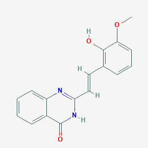 (E)-2-(2-hydroxy-3-methoxystyryl)quinazolin-4(3H)-one - 