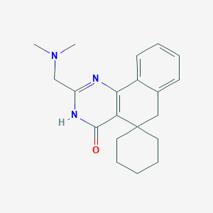 2-[(Dimethylamino)methyl]-4-spiro[1,6-dihydrobenzo[h]quinazoline-5,1'-cyclohexane]one - 