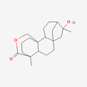 6-hydroxy-6,12-dimethyl-14-oxapentacyclo[10.3.3.15,8.01,11.02,8]nonadecan-13-one - 
