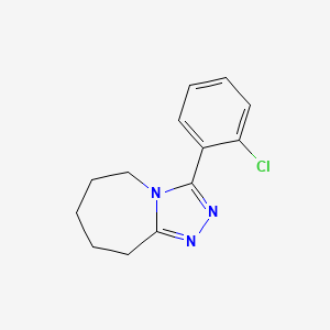 3-(2-chlorophenyl)-6,7,8,9-tetrahydro-5H-[1,2,4]triazolo[4,3-a]azepine - 306280-54-6