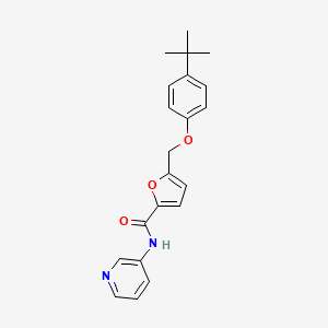 5-[(4-tert-butylphenoxy)methyl]-N-pyridin-3-ylfuran-2-carboxamide - 