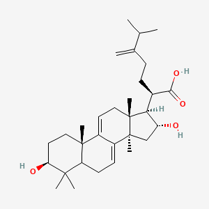 (2R)-2-[(3S,10S,13R,14R,16R,17R)-3,16-dihydroxy-4,4,10,13,14-pentamethyl-2,3,5,6,12,15,16,17-octahydro-1H-cyclopenta[a]phenanthren-17-yl]-6-methyl-5-methylideneheptanoic acid - 6754-16-1