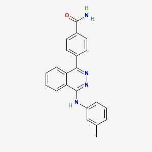 4-(4-m-Tolylamino-phthalazin-1-yl)-benzamide - 