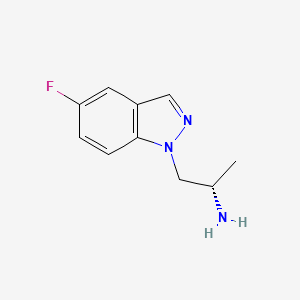(S)-1-(5-Fluoro-1H-indazol-1-yl)propan-2-amine - 