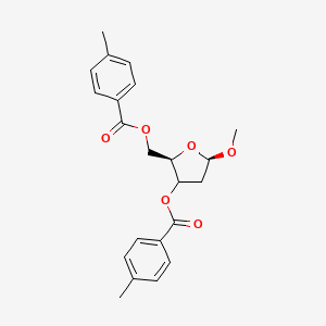 [(2R,5R)-5-methoxy-3-(4-methylbenzoyl)oxyoxolan-2-yl]methyl 4-methylbenzoate - 