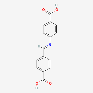 4-((4-Carboxybenzylidene)amino)benzoic acid - 