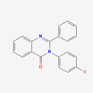 3-(4-Fluorophenyl)-2-phenylquinazolin-4-one - 