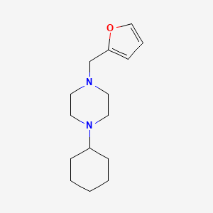 1-Cyclohexyl-4-(furan-2-ylmethyl)piperazine - 