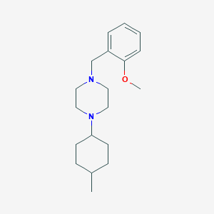 1-(2-Methoxybenzyl)-4-(4-methylcyclohexyl)piperazine - 