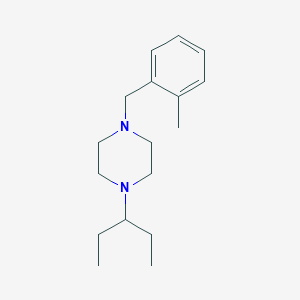1-(2-Methylbenzyl)-4-(pentan-3-yl)piperazine - 
