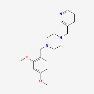 1-(2,4-Dimethoxybenzyl)-4-(pyridin-3-ylmethyl)piperazine - 