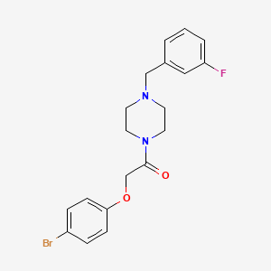 2-(4-Bromophenoxy)-1-[4-(3-fluorobenzyl)piperazin-1-yl]ethanone - 
