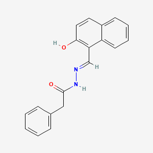 2-Hydroxy-1-naphthaldehyde phenylacetic acid hydrazone - 34334-88-8
