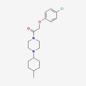2-(4-Chlorophenoxy)-1-[4-(4-methylcyclohexyl)piperazin-1-yl]ethanone - 