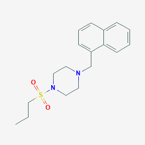 1-(Naphthalen-1-ylmethyl)-4-(propylsulfonyl)piperazine - 