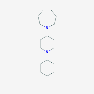 1-[1-(4-Methylcyclohexyl)piperidin-4-yl]azepane - 