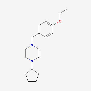 1-Cyclopentyl-4-(4-ethoxybenzyl)piperazine - 