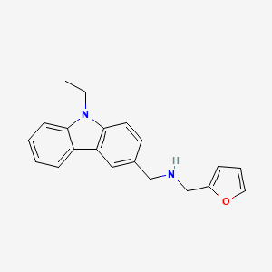 1-(9-ethyl-9H-carbazol-3-yl)-N-(furan-2-ylmethyl)methanamine - 765924-15-0
