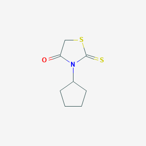 3-Cyclopentyl-2-thioxo-1,3-thiazolidin-4-one - 