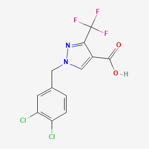 1-(3,4-Dichlorobenzyl)-3-(trifluoromethyl)-1H-pyrazole-4-carboxylic acid - 