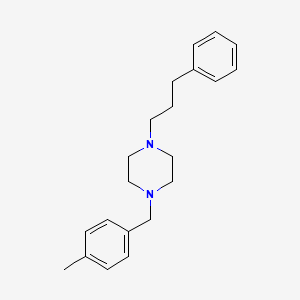 1-[(4-Methylphenyl)methyl]-4-(3-phenylpropyl)piperazine - 