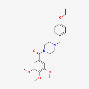 [4-(4-Ethoxybenzyl)piperazin-1-yl](3,4,5-trimethoxyphenyl)methanone - 