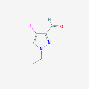 1-Ethyl-4-iodo-1H-pyrazole-3-carbaldehyde - 