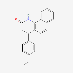 4-(4-ethylphenyl)-3,4-dihydrobenzo[h]quinolin-2(1H)-one - 