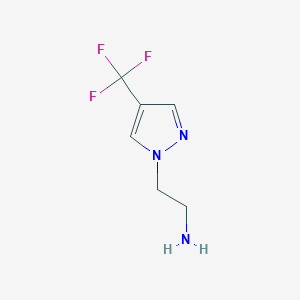 2-[4-(trifluoromethyl)-1H-pyrazol-1-yl]ethan-1-amine - 