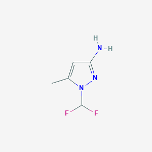 1-(difluoromethyl)-5-methyl-1H-pyrazol-3-amine - 