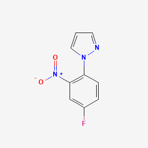 1-(4-fluoro-2-nitrophenyl)-1H-pyrazole - 