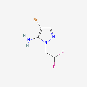 4-bromo-1-(2,2-difluoroethyl)-1H-pyrazol-5-amine - 