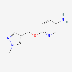 6-[(1-Methyl-1H-pyrazol-4-YL)methoxy]pyridin-3-amine - 