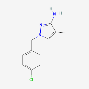 1-(4-Chlorobenzyl)-4-methyl-1H-pyrazol-3-amine - 