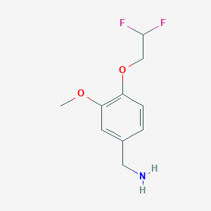 1-[4-(2,2-Difluoroethoxy)-3-methoxyphenyl]methanamine - 
