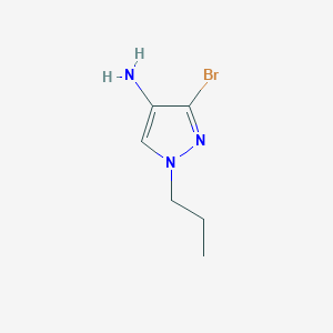 3-bromo-1-propyl-1H-pyrazol-4-amine - 