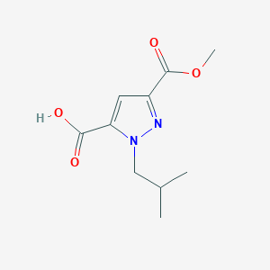 1-Isobutyl-3-(methoxycarbonyl)-1H-pyrazole-5-carboxylic acid - 