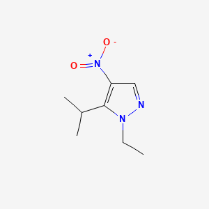 1-ethyl-4-nitro-5-(propan-2-yl)-1H-pyrazole -