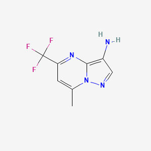 7-Methyl-5-(trifluoromethyl)pyrazolo[1,5-a]pyrimidin-3-amine - 