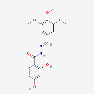 2,4-Dihydroxy-N'-(3,4,5-trimethoxybenzylidene)benzohydrazide - 362596-38-1