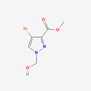 methyl 4-bromo-1-(hydroxymethyl)-1H-pyrazole-3-carboxylate - 
