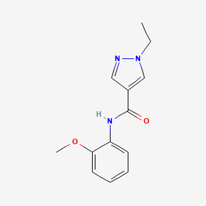 1-ethyl-N-(2-methoxyphenyl)-1H-pyrazole-4-carboxamide - 